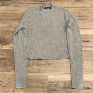 Brandy Melville Grey Knit Sweater